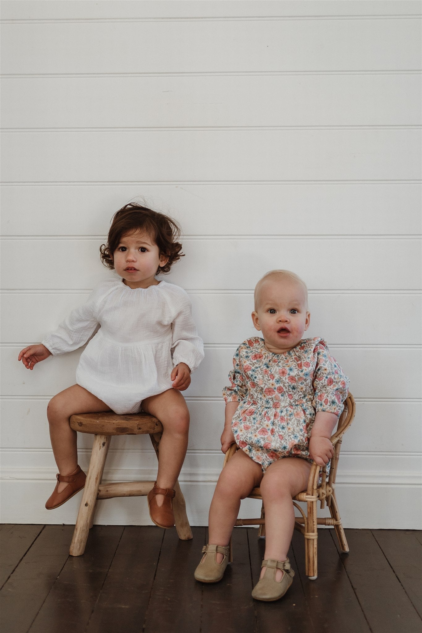 The Rose Romper - White Embroidery